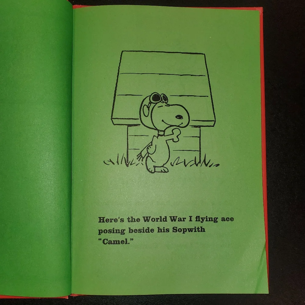 First Edition Snoopy and the Red Baron Book By Charles M. Schultz - 1966 - Picture 6 of 11